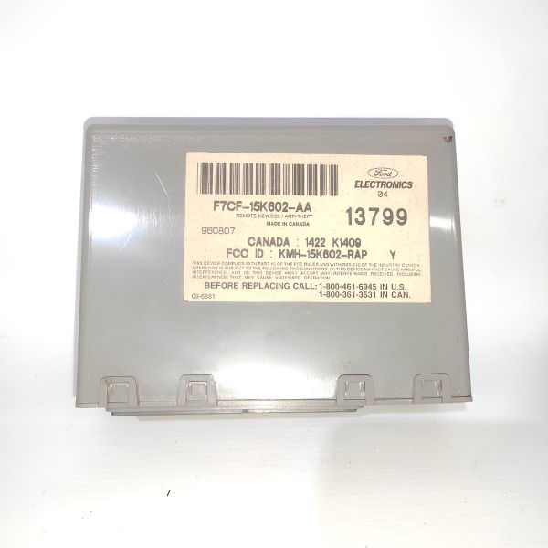 Modulo Alarme Ford Ranger 1993 1997 F7cf 15k602 Aa
