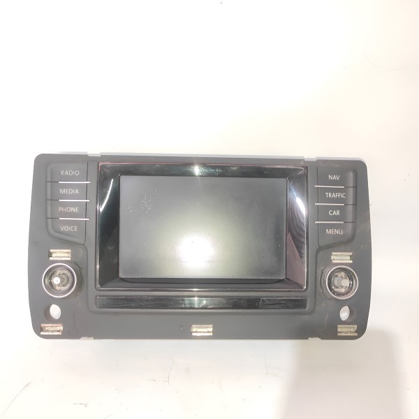 Tela Multimidia Vw Golf 2014 2020 5g0919605d Detalhe