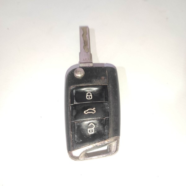 Chave Canivete Vw Golf 2014 2020 Detalhe