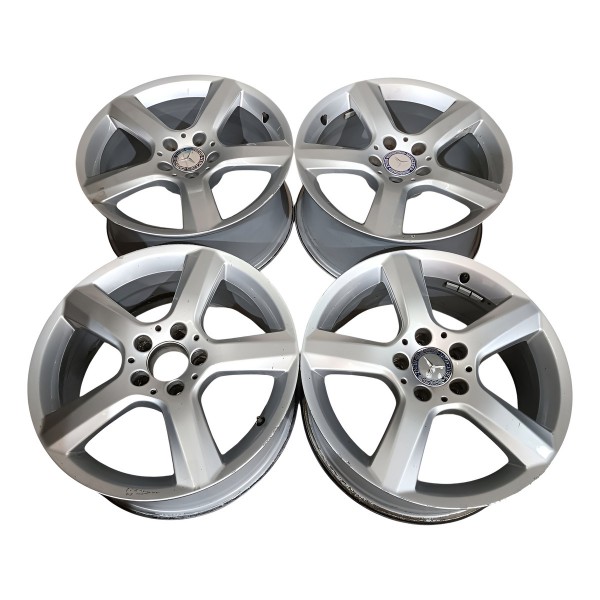 Jogo Roda 17 Mercedes Slk 250 2011 2016 5x112 2 Tala 7.5/8.5