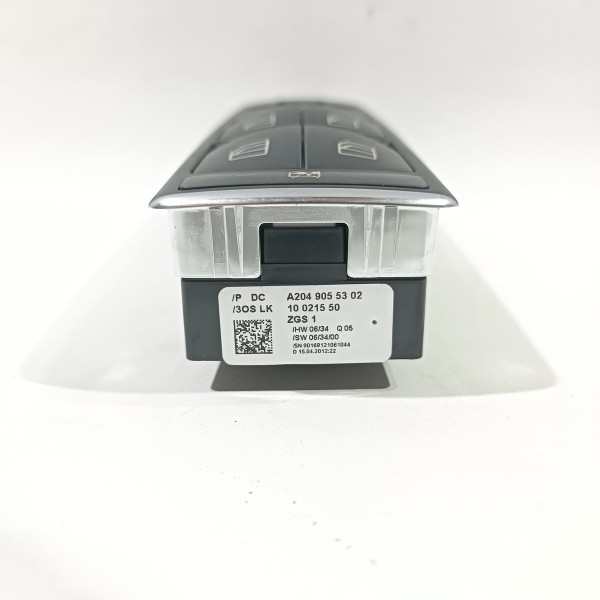 Botao Vidro Dianteiro Esquerdo Mercedes C180 C200 W204 07 14