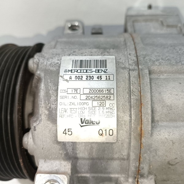 Compressor Ar Condicionado Mercedes C180 11 12 A0022304511