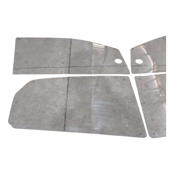 Jogo Vidro Policarbonato Vw Up 4 Portas 2014 2020 Lexan