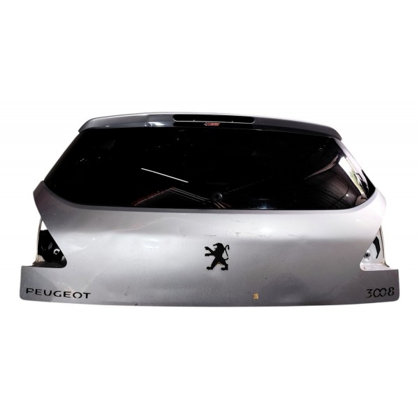 Tampa Vidro Traseiro Peugeot 3008 2008 2016 Detalhe Cinza