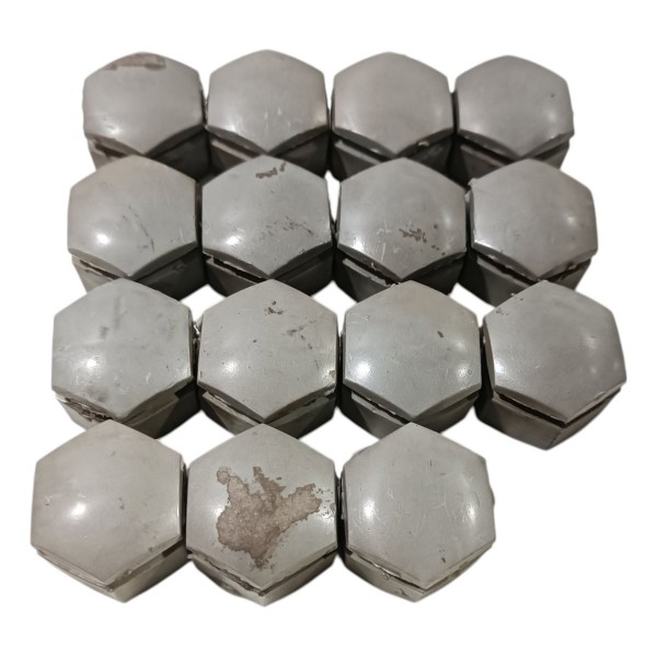 Jogo 15 Tampas Porca Roda Jac Ejs1 2021 2025 Cromado