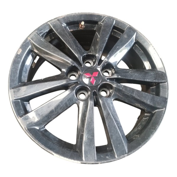 Jogo Rodas 5x114 17x6,5j Mitsubishi Asx 2010 2022 Preto