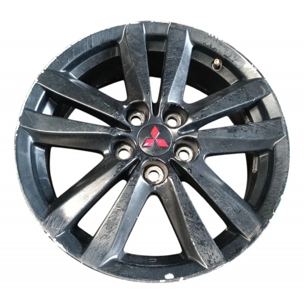 Jogo Rodas 5x114 17x6,5j Mitsubishi Asx 2010 2022 Preto