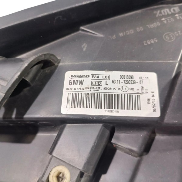 Farol Esquerdo Bmw X1 2012 2015 E84 Detalhe 7290239 Esquerdo/motorista
