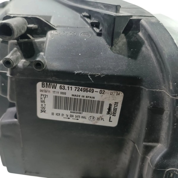 Farol Esquerdo Bmw 120 2007 2011 E87 Esquerdo/motorista