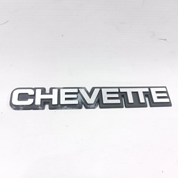 Emblema Chevette Tampa Traseira Chevrolet Chevette 1983 1993