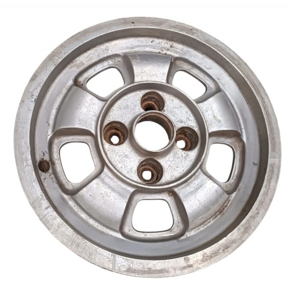 Jogo Rodas Tijolinho Aro 13 4x100 Chevette Prateado