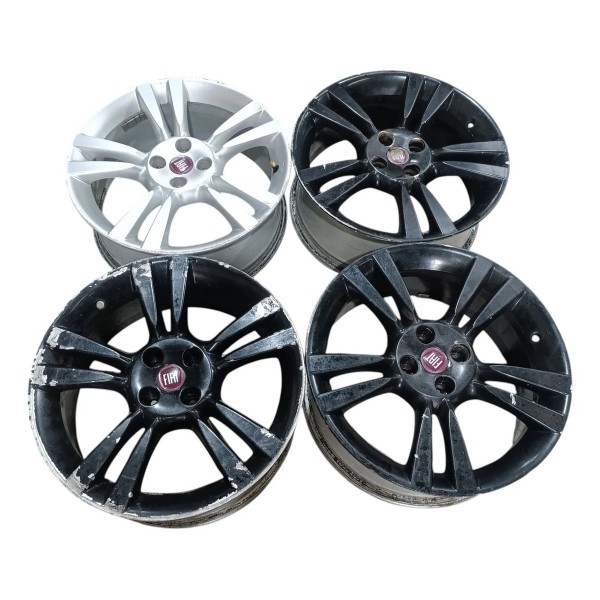 Jogo Roda Fiat Bravo Tjet 17 4x98 7jx17h2 2011 2014 Pintar