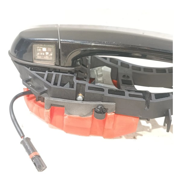Macaneta Externa Dianteira Direita Bmw 320 F30 2012 2018 Led Preto Dianteira