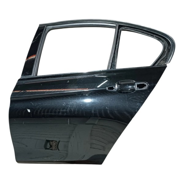 Folha Porta Traseira Esquerda Bmw 320 F30 2012 2018 Traseira Esquerda Preto