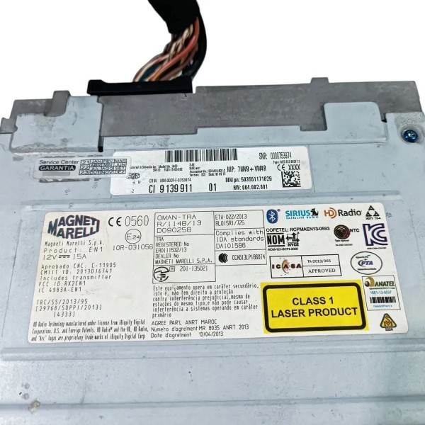 Radio Leitor Cd Bmw 320 F30 2012 2018 9139911