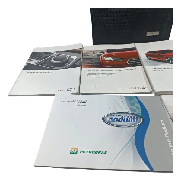 Kit Manual Do Proprietário Audi A3 2014 2018