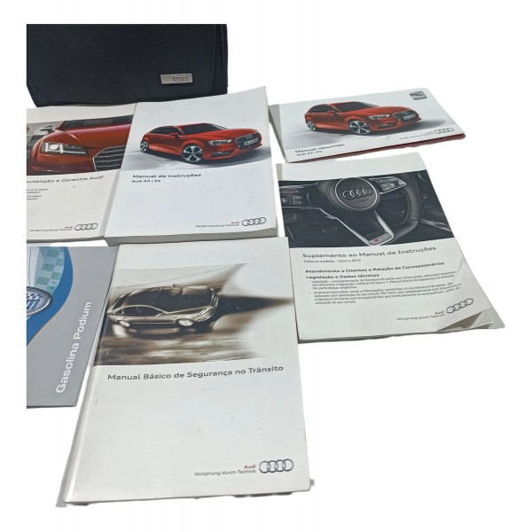 Kit Manual Do Proprietário Audi A3 2014 2018