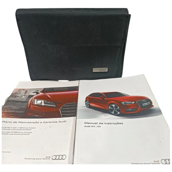 Kit Manual Do Proprietário Audi A3 2014 2018