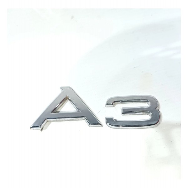 Emblema A3 Tampa Traseira Audi A3 2014 2018