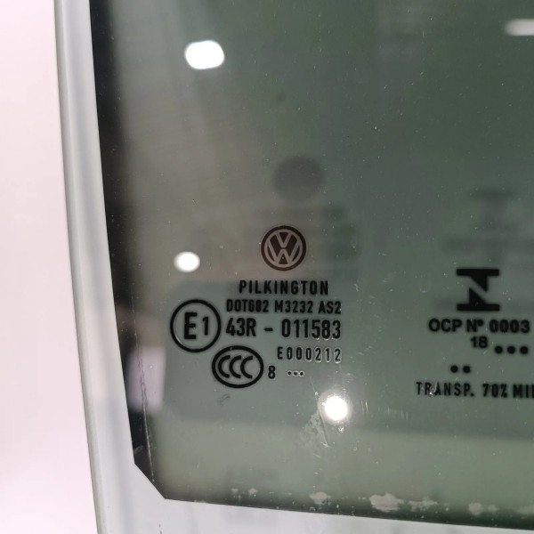 Vidro Porta Traseira Direita Vw Virtus 2018 2026