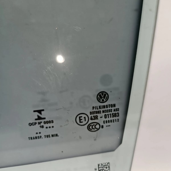 Vidro Porta Traseira Esquerda Vw Virtus 2018 2026 Polo