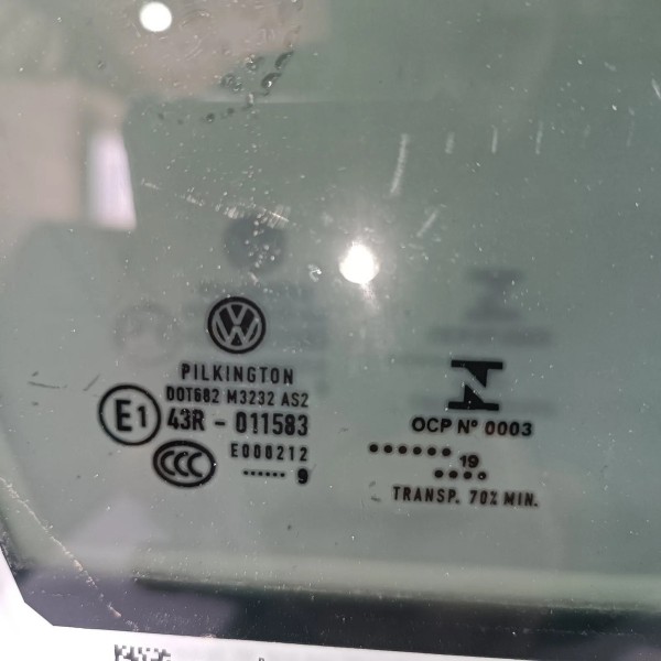 Vidro Porta Dianteira Direita Vw Virtus 2018 2026 Polo
