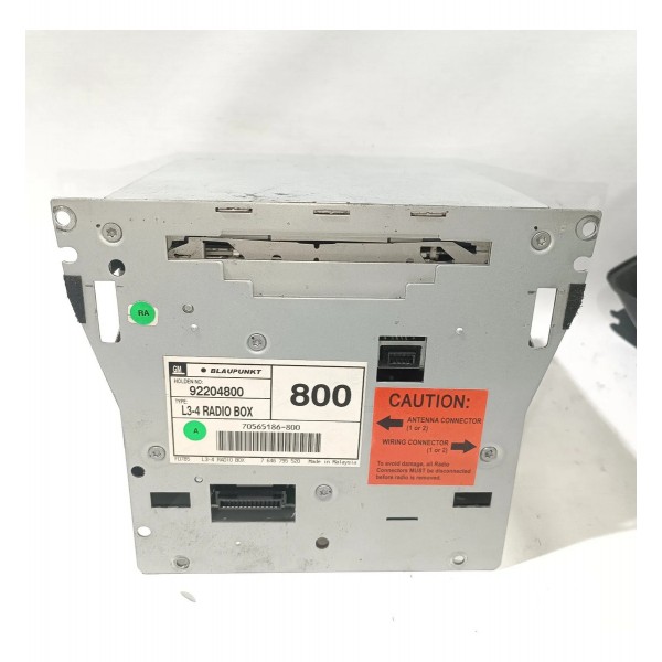 Radio Chevrolet Omega 2007 2012 92204800