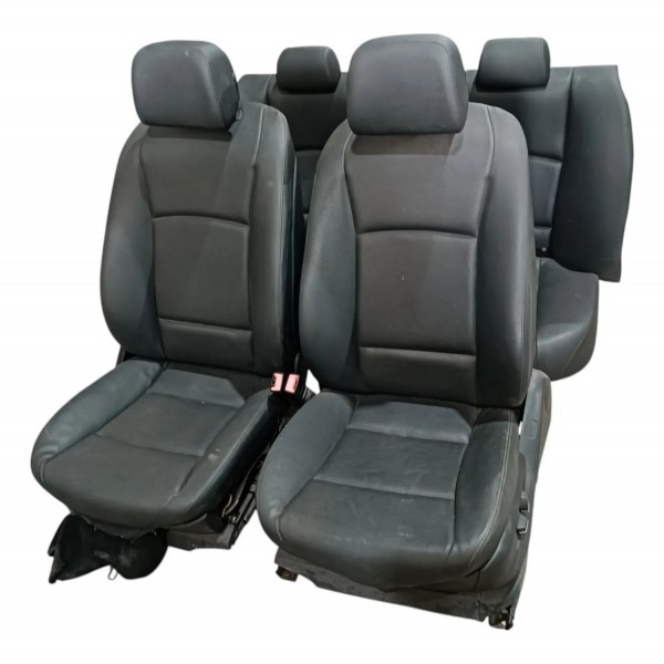 Jogo Bancos Elétricos Bmw 528 F10 2011 2017 535 550 Preto