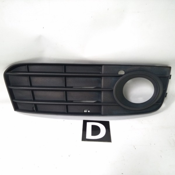 Moldura Farol De Milha Dianteiro Audi A4 2010 2.0t Preto