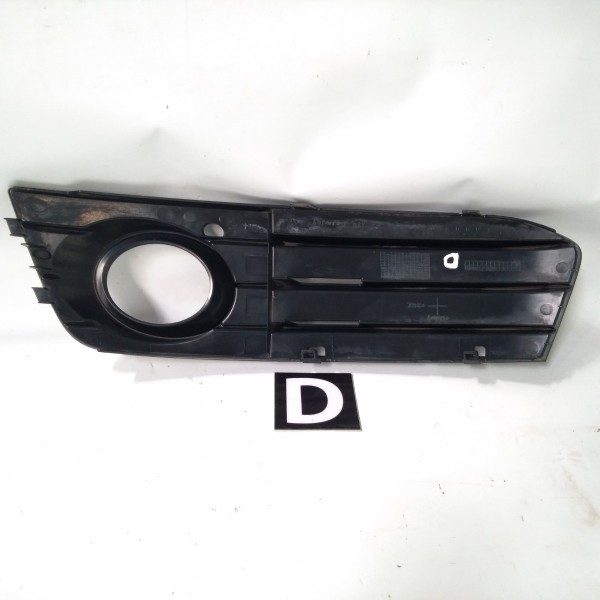 Moldura Farol De Milha Dianteiro Audi A4 2010 2.0t Preto