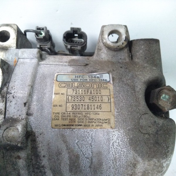 Compressor Ar Condicionado Subaru Impreza 93/99