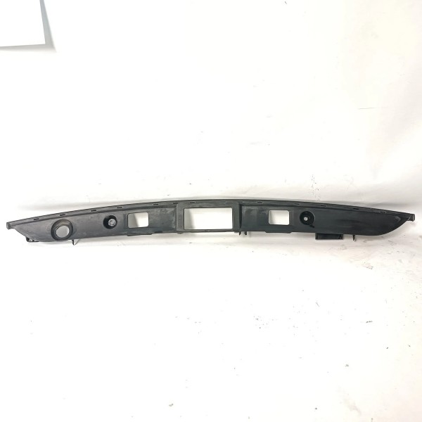 Moldura Luz Placa Mercedes C180 C200 W204 07 14 Preto