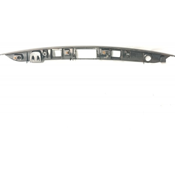 Moldura Luz Placa Mercedes C180 C200 W204 07 14 Preto