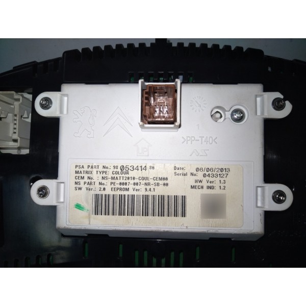 Painel De Instrumentos 9805341480 C4 Lounge Thp