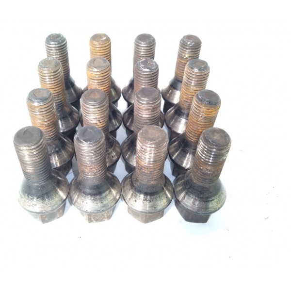 Jogo 16 Parafusos Roda Bmw E46 320 323 325 328 330