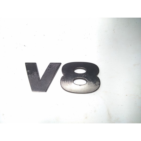 Emblema V8 Tampa Traseiro Discovery 3 Land Rover