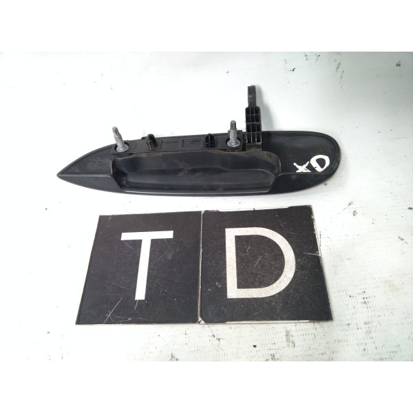 Macaneta Externa Porta Traseira Direita - Onix Gm  Preto