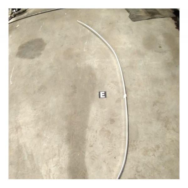 Friso Cromado Lateral Esquerdo C180 C200 W204 2007 2014  Prateado