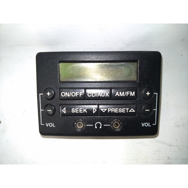 Controle Som Console Traseiro Ford Mondeo 2001-2006 Preto
