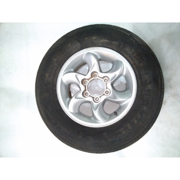 Roda 16x7j20 Pneu Kumh 255/65r16 Hyundai Terracan 2003-2011 Prateado