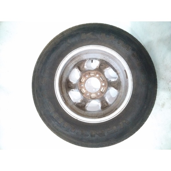 Roda 16x7j20 Pneu Kumh 255/65r16 Hyundai Terracan 2003-2011 Prateado