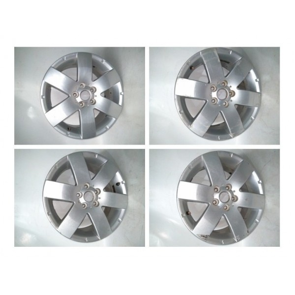 Jogo Roda 17x7jx46 96851725 Gm Captiva  2006 - 2018 Prateado