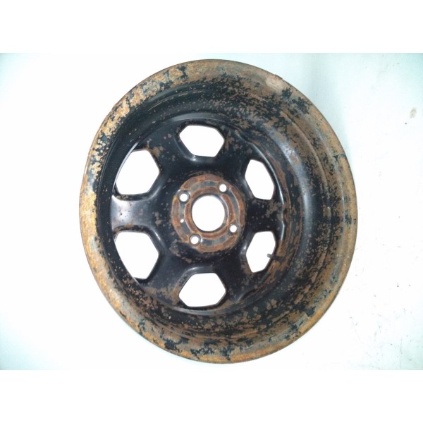 Roda De Ferro Avulsa 6jx15x37.5 Ford Ecosport 2013 Prateado