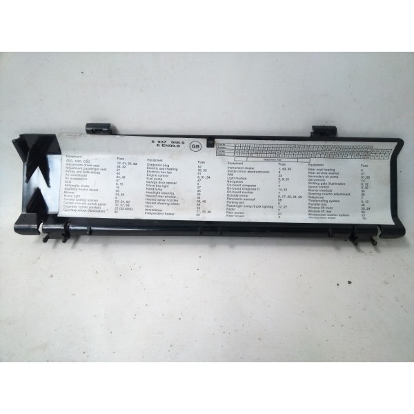Tampa Caixa De Fusivel 6937668 Bmw E53 X5 1999 2005