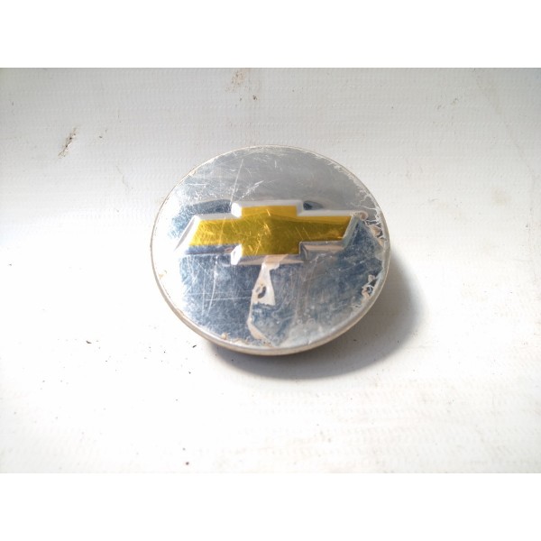 Calota Central Roda Gm Captiva 2006 - 2011 Detalhe Prateado