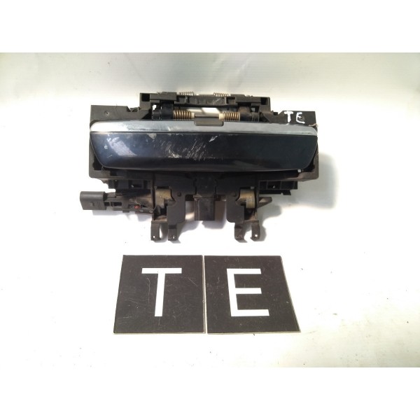 Maçaneta Externa Traseira Esquerda Audi A8 2003 - 2009 Preto