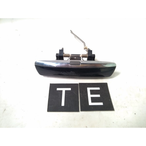 Maçaneta Externa Traseira Esquerda Audi A8 2003 - 2009 Preto