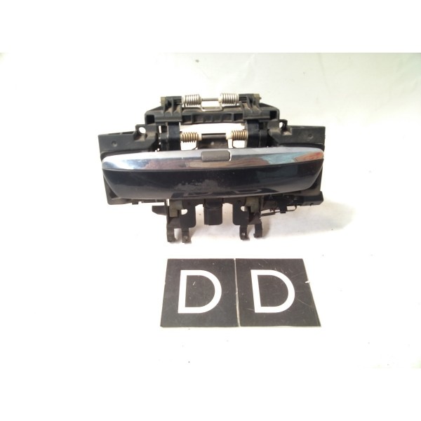 Maçaneta Externa Dianteira Direita Audi A8 2003 - 2009 Preto