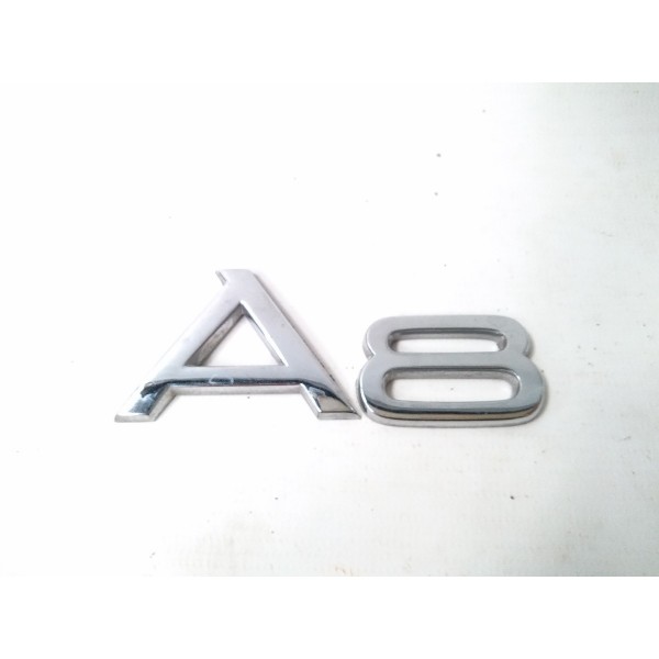 Emblema A8 Tampa Traseira Audi A8 2003 - 2009