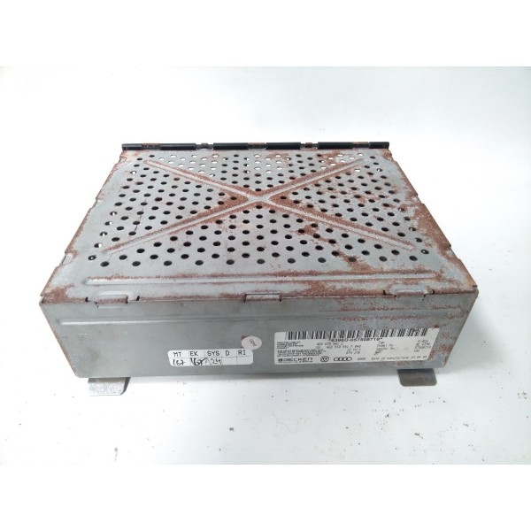 Modulo Receptor Radio Tv 4e0035541e Audi A8 2003 - 2009 Preto